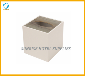 Acrylic Cube Tissue Box for Hotel